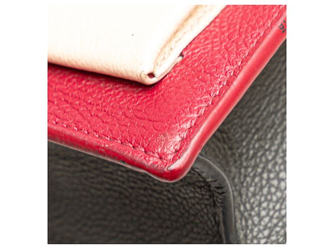 Twist MyLockMe Kette Pochette aus rotem Bicolor-Leder von Louis Vuitton - Ansicht 11