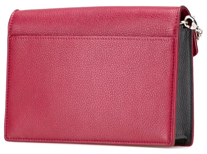 Twist MyLockMe Kette Pochette aus rotem Bicolor-Leder von Louis Vuitton - Ansicht 2