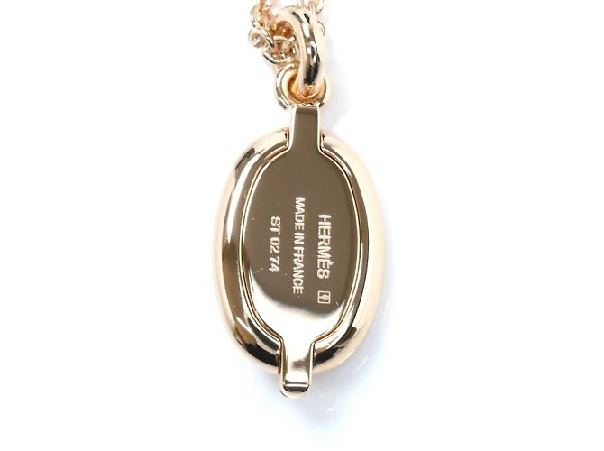 Hermès Collana Pendente in Oro Rosa Hermes D'oro - vista 2