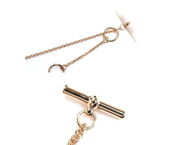 Hermès Collana Pendente in Oro Rosa Hermes D'oro - vista 4