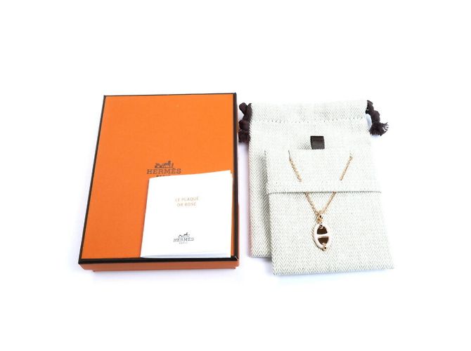 Hermès Collana Pendente in Oro Rosa Hermes D'oro - vista 6