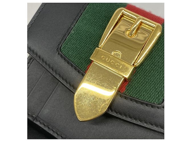 Gucci Tri-fold Wallet Sherry Line Sylvie 476081 - view 6