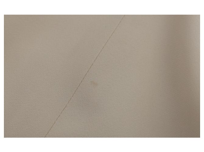 Vestido Chloé con Detalle de Botón en Acetato Beige - vista 13