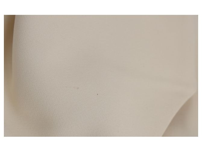Vestido Chloé con Detalle de Botón en Acetato Beige - vista 14