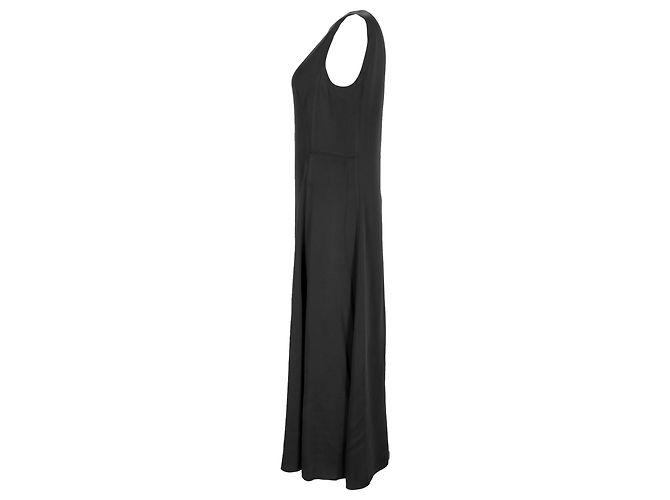 Abito Maxi Joseph in Viscosa Nera Nero - vista 2