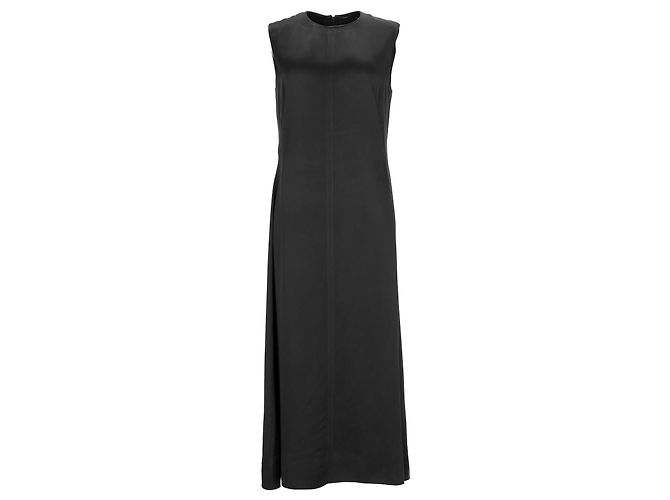 Abito Maxi Joseph in Viscosa Nera Nero - vista 8