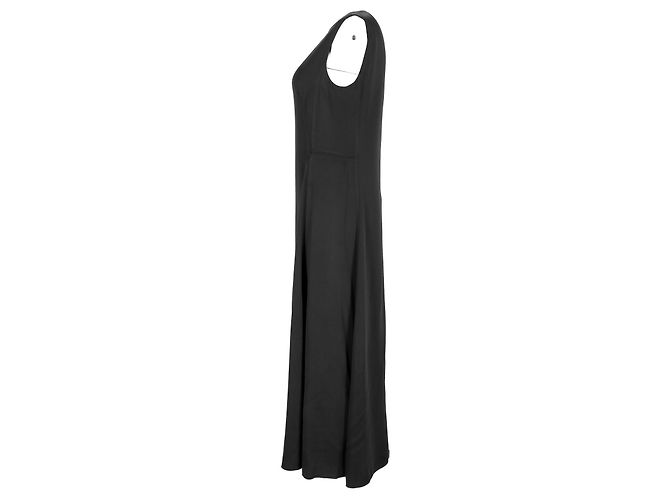 Abito Maxi Joseph in Viscosa Nera Nero - vista 9