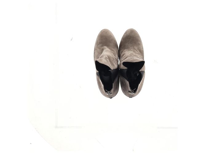 Botines Alaïa de ante gris - vista 10