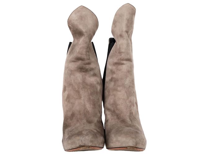 Botines Alaïa de ante gris - vista 2