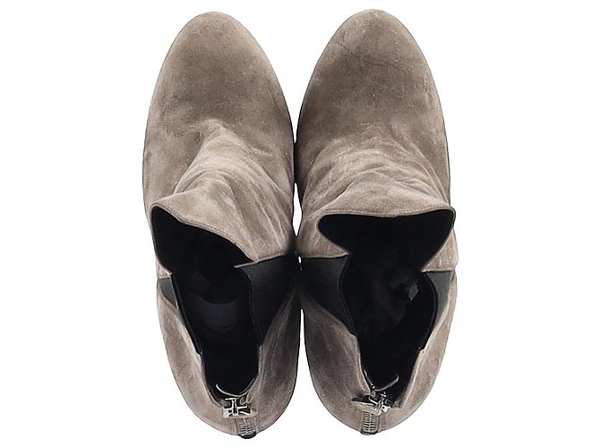 Botines Alaïa de ante gris - vista 3