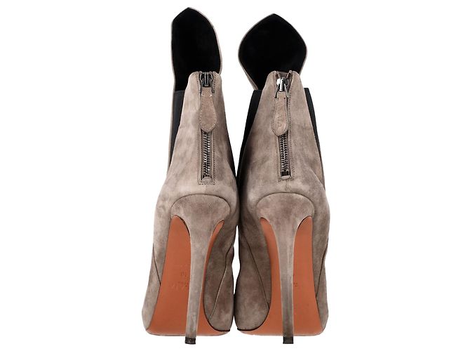 Botines Alaïa de ante gris - vista 5