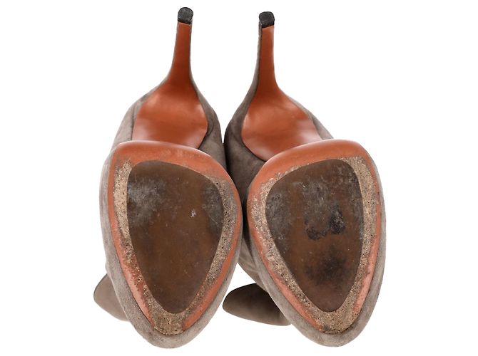 Botines Alaïa de ante gris - vista 6
