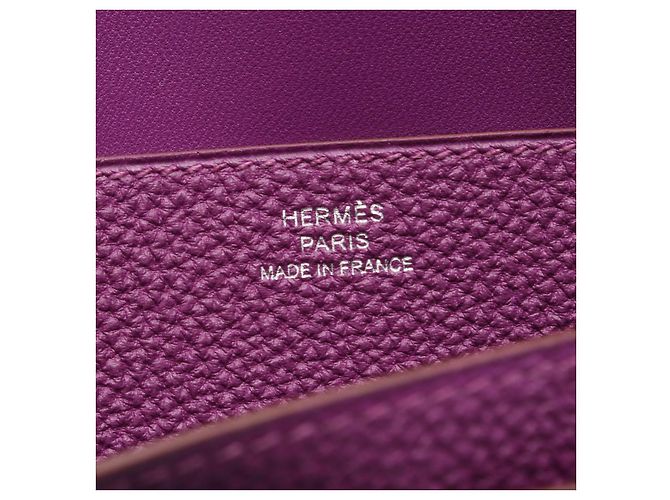 Hermès Portafoglio bifold lungo Hermes Dogon viola Porpora - vista 6