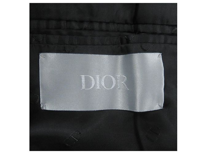 Abrigo Chester de algodón Dior negro 44 - vista 8