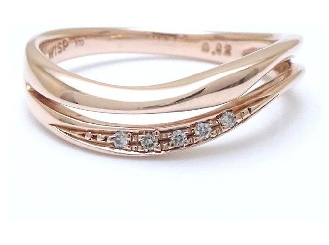 Autre Marque WISP Diamantring K10PG Roségold Pink - Ansicht 3