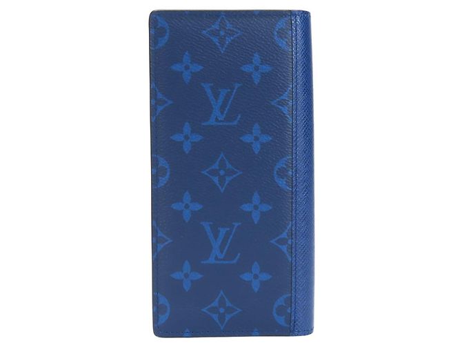 Portafoglio Lungo Louis Vuitton Brazza Blu - vista 2