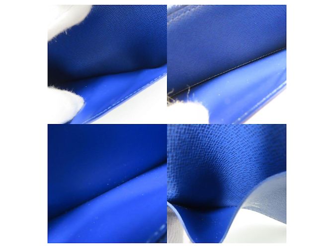 Portafoglio Lungo Louis Vuitton Brazza Blu - vista 8
