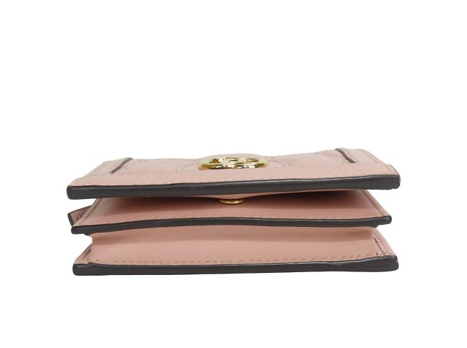 Gucci Bi-fold Wallet in Pink Leather - view 3