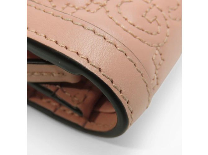 Gucci Bi-fold Wallet in Pink Leather - view 6
