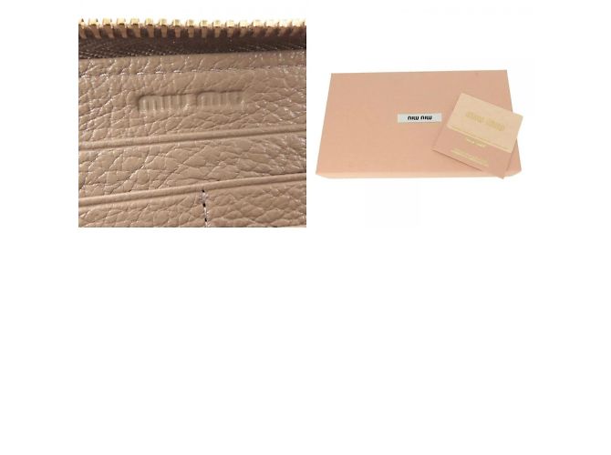 Cartera Larga Miu Miu en Beige Rosa - vista 10
