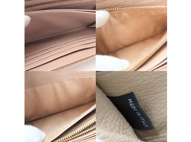 Cartera Larga Miu Miu en Beige Rosa - vista 9