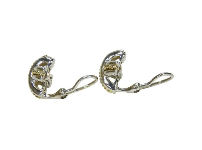 Tiffany & Co Orecchini a clip Tiffany Signature Argento D'oro - vista 2