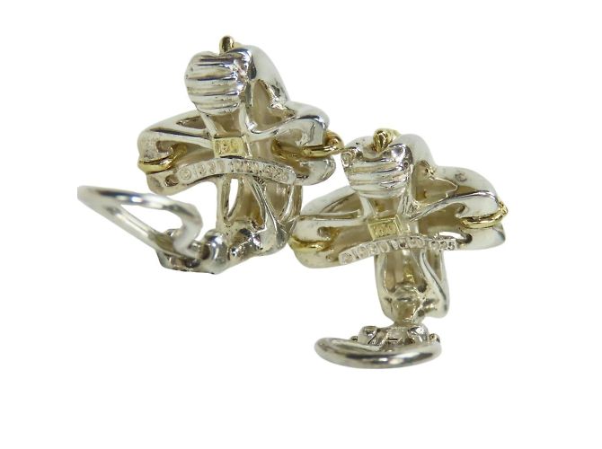 Tiffany & Co Orecchini a clip Tiffany Signature Argento D'oro - vista 3