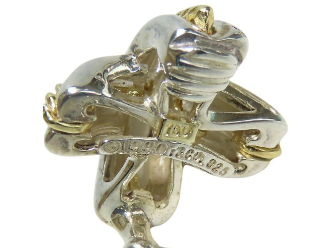 Tiffany & Co Orecchini a clip Tiffany Signature Argento D'oro - vista 4