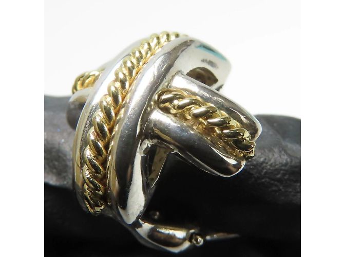 Tiffany & Co Orecchini a clip Tiffany Signature Argento D'oro - vista 7