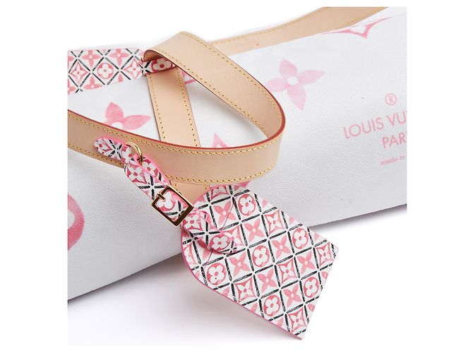 Louis Vuitton LV Pink Monogram Sport Set Übungsmatte und Gurt Neu - Ansicht 2