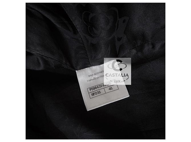 Chanel Tweed Jacke Schwarz - Ansicht 11