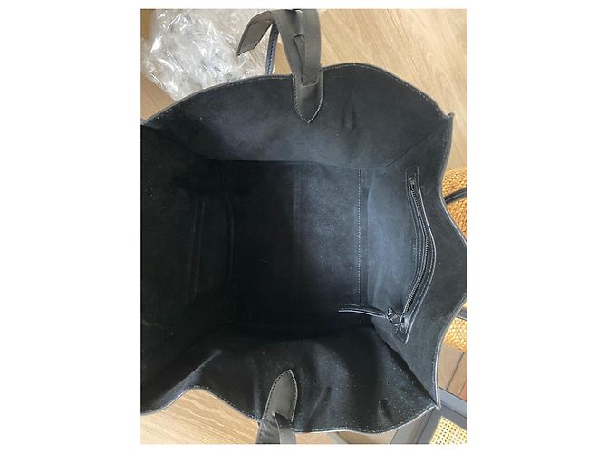 Borsa Céline luggage phantom modello medio in vitello morbido nero - vista 6