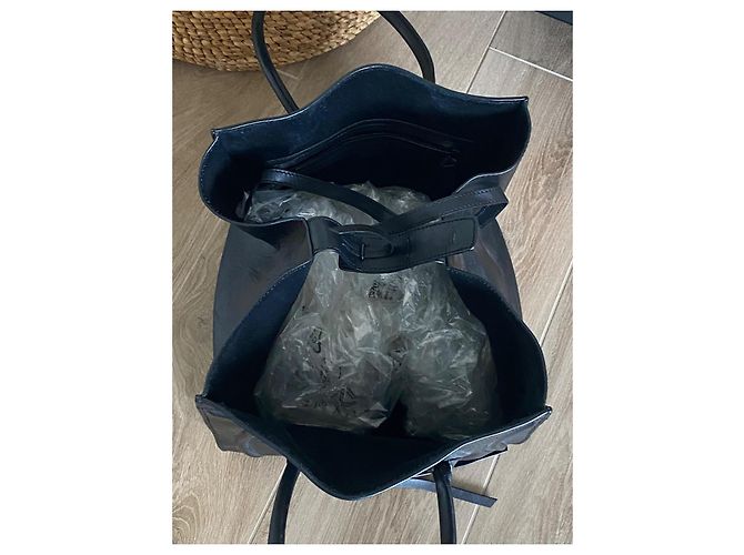 Borsa Céline luggage phantom modello medio in vitello morbido nero - vista 7