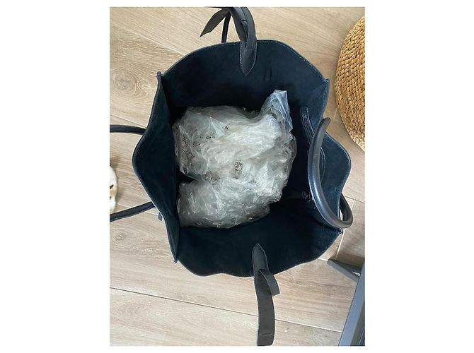 Borsa Céline luggage phantom modello medio in vitello morbido nero - vista 9