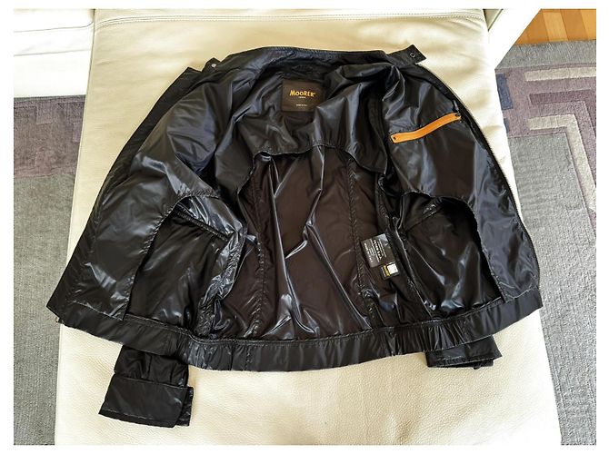 Autre Marque MooRER Windjacke Regenjacke | Gr. S | NP690€ Luxus Blouson Schwarz - Ansicht 16