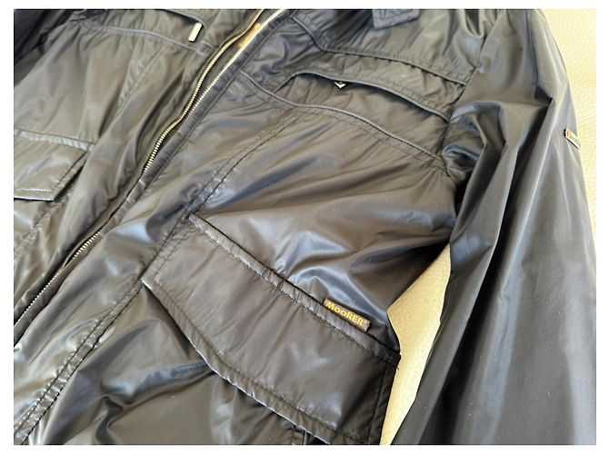 Autre Marque MooRER Windjacke Regenjacke | Gr. S | NP690€ Luxus Blouson Schwarz - Ansicht 9