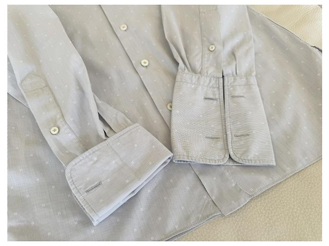Hermès Camicia (su misura) Hermes Paris | Grigio 'H' Monogramma | Taglia S - vista 11