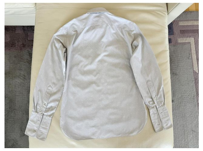 Hermès Camicia (su misura) Hermes Paris | Grigio 'H' Monogramma | Taglia S - vista 4