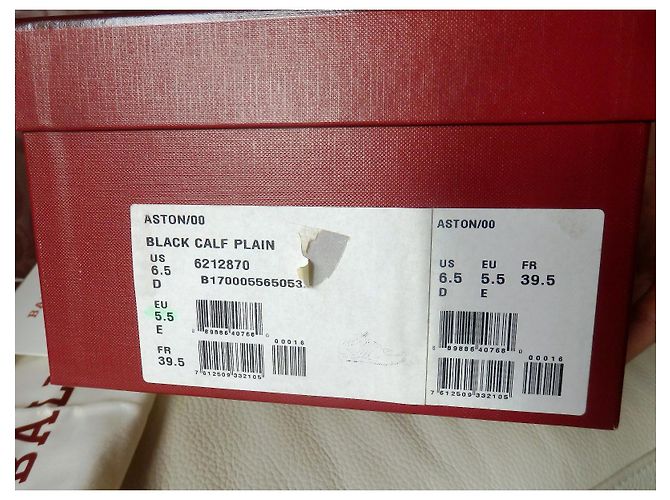 Bally Aston Leder Sneaker Gr. 39.5 UK5.5 | NP 595€ | Schuhe EU40 Schwarz Rot Creme - Ansicht 18