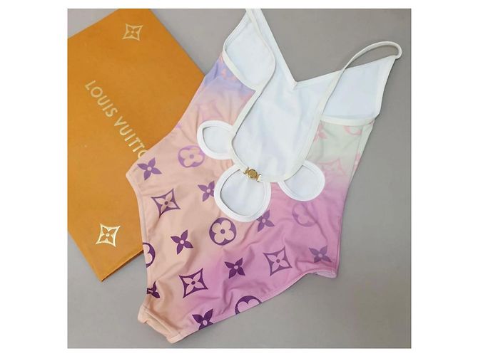 Louis Vuitton Monogram Gradient Cut-Out Badeanzug Größe S Mehrfarben - Ansicht 2