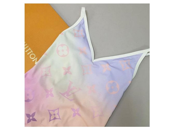 Louis Vuitton Monogram Gradient Cut-Out Badeanzug Größe S Mehrfarben - Ansicht 4