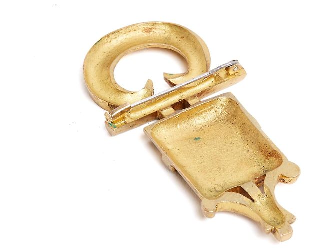 Autre Marque Pendente brooch in bronzo artista Line Vautrin 1955 D'oro - vista 3