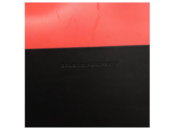 Autre Marque BOTTEGA VENETA Bolsa Tote Couro Laranja Ouro Prata Auth bs26109 Dourado - vista 18