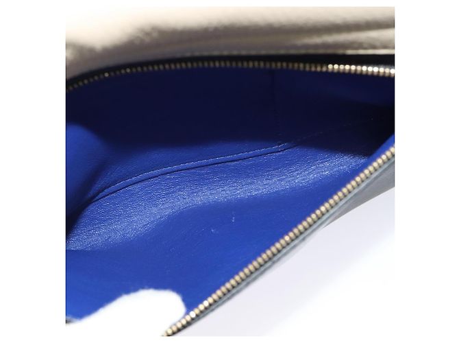 Céline CELINE Borsa Trapeze in Pelle Scamosciata 2in1 Beige Oro Auth BA2807 D'oro - vista 21