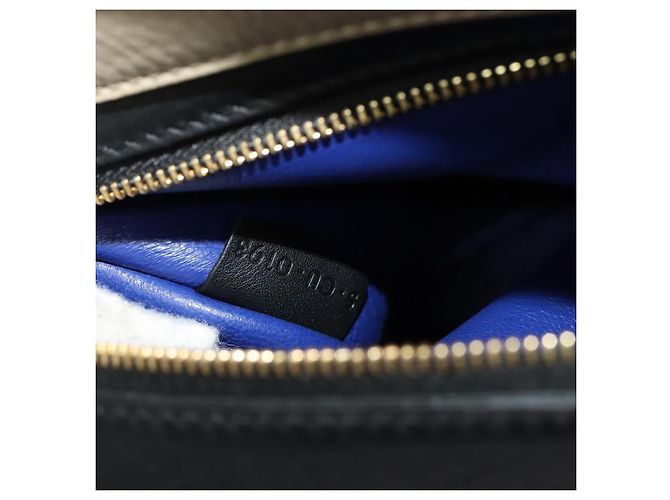 Céline CELINE Borsa Trapeze in Pelle Scamosciata 2in1 Beige Oro Auth BA2807 D'oro - vista 22