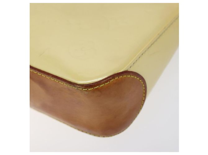 LOUIS VUITTON Vernis Mallory Square Accessory Pouch Perle M91333 LV Auth 125915 - view 15