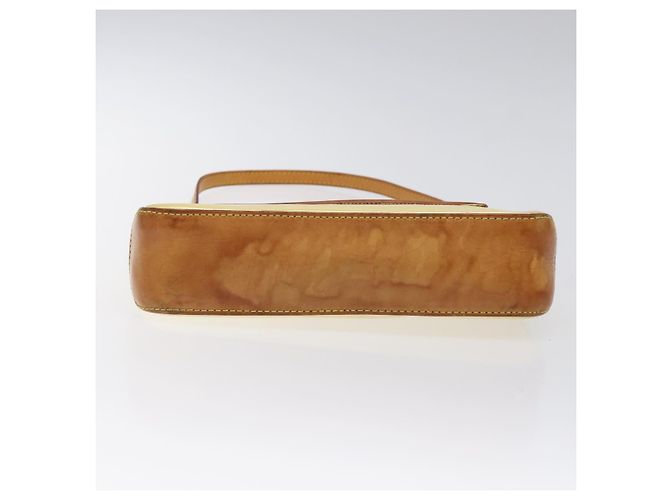 LOUIS VUITTON Vernis Mallory Square Accessory Pouch Perle M91333 LV Auth 125915 - view 5