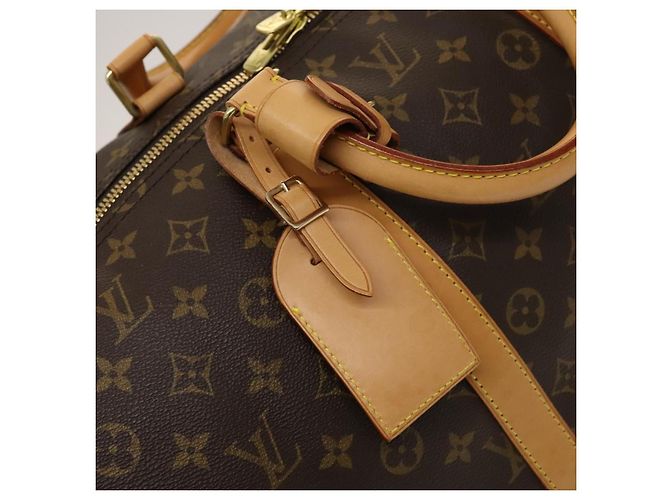LOUIS VUITTON Monogram Keepall 55 Borsa Boston M41424 LV Auth 118742V Monogramma - vista 19