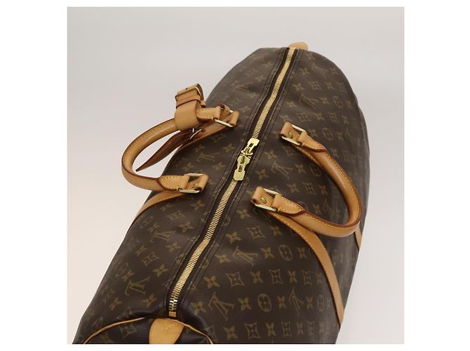 LOUIS VUITTON Monogram Keepall 55 Borsa Boston M41424 LV Auth 118742V Monogramma - vista 6
