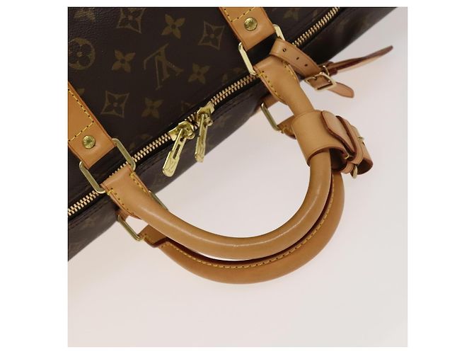 LOUIS VUITTON Monogram Keepall 55 Borsa Boston M41424 LV Auth 118742V Monogramma - vista 7